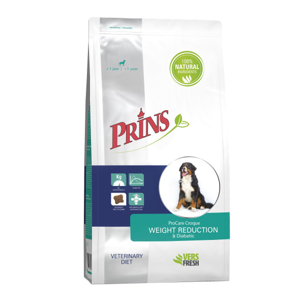 Prins Prins ProCare Croque Dieet Weight Reduction & Diabetic hondenvoer 10 kg