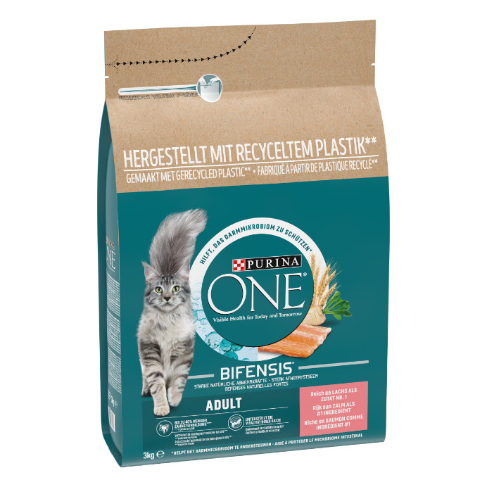Purina One Adult met zalm kattenvoer | Voordelig bestellen