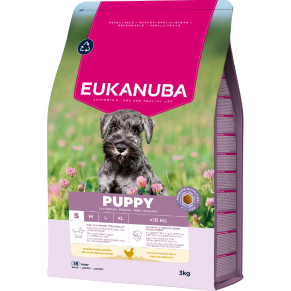 Eukanuba Eukanuba Puppy Small kip hondenvoer 2 x 7,5 kg