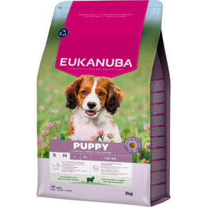Eukanuba Puppy Small Medium lam & rijst hondenvoer 2,5 kg