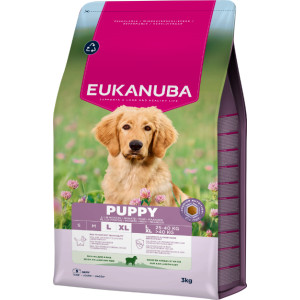 Eukanuba Puppy Large met lam en rijst hondenvoer 2 x 12 kg afbeelding