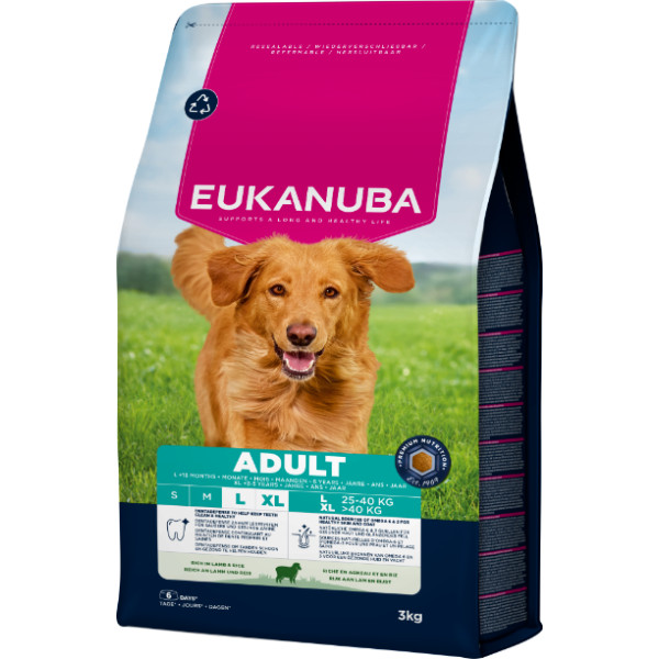 Eukanuba Eukanuba Adult Large met lam en rijst hondenvoer 12 kg