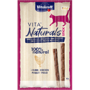 Vitakraft Vita Naturals Stick kip kattensnack (4 st.) 5 verpakkingen afbeelding