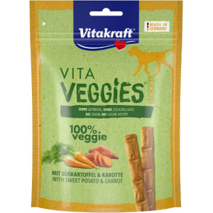 Vitakraft Vita Veggies Sticks met zoete aardappel hondensnack (80 g) 9 verpakkingen afbeelding