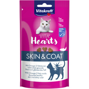 Vitakraft Vita Hearts Skin & Coat kattensnack 5 stuks
