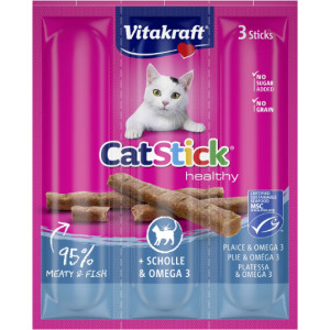 Vitakraft Catsticks Mini Schol/Omega 3 Kattensnoep 3 stuks