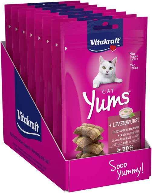 Vitakraft Cat Yums met lever kattensnack (40 g)