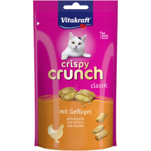 Vitakraft Crispy Crunch Classic met gevogelte kattensnack (60 g) 2 verpakkingen afbeelding