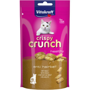Vitakraft Crispy Crunch anti haarbal kattensnack (60 g) 4 verpakkingen afbeelding