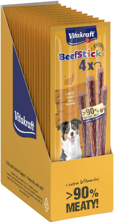 Vitakraft Beefstick met kalkoen hondensnack (4 st.)
