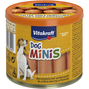 Vitakraft Dog Minis snackworstjes voor de hond (120 g) 2 verpakkingen afbeelding