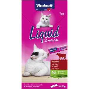 Vitakraft Liquid Snacks kattensnoep Rund