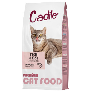 Cadilo Adult met vis en rijst - tarweglutenvrij kattenvoer 2 x 2 kg afbeelding