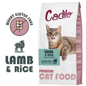 Cadilo Adult met lam en rijst - tarweglutenvrij kattenvoer 2 x 2 kg afbeelding