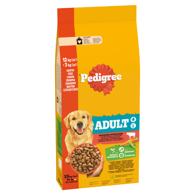 Pedigree Adult met rund & groenten hondenvoer