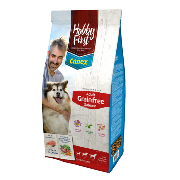 HobbyFirst Canex HobbyFirst Canex Adult zalm graanvrij hondenvoer 3 kg