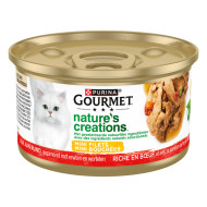 Gourmet Nature's Creations met rund nat kattenvoer 85g 1 tray (24 x 85 g)