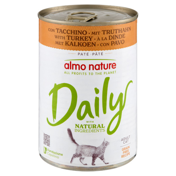 Almo Nature Almo Nature Daily met kalkoen natvoer kat (400 g) 24 x 400 g