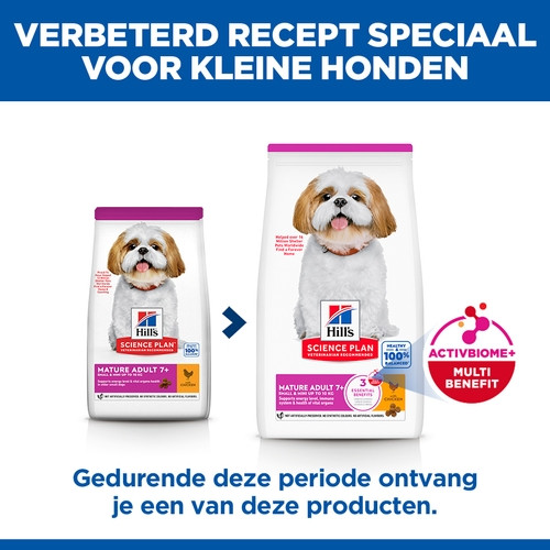 Hill's Mature Adult Small & Mini met kip hondenvoer