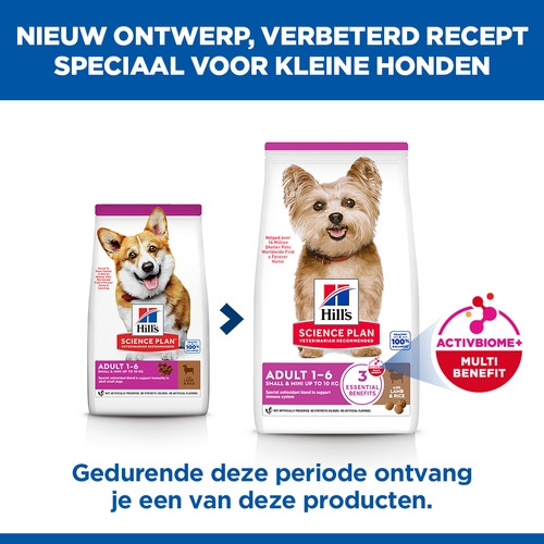 Hill's Adult Small & Mini met lam & rijst hondenvoer