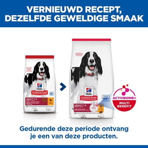 Hill's Adult Medium met kip hondenvoer