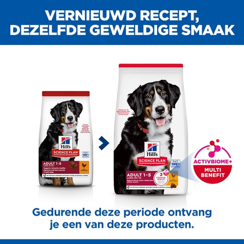 Hill's Adult Large met kip hondenvoer