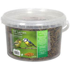Boon Black Soldier Fly gedroogde larven voor tuinvogels 2,5 liter