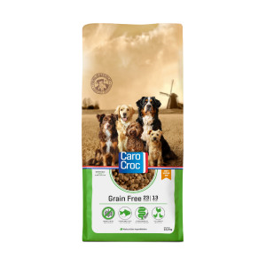 Carocroc 23/13 Grain Free hondenvoer 3 x 3 kg afbeelding 1
