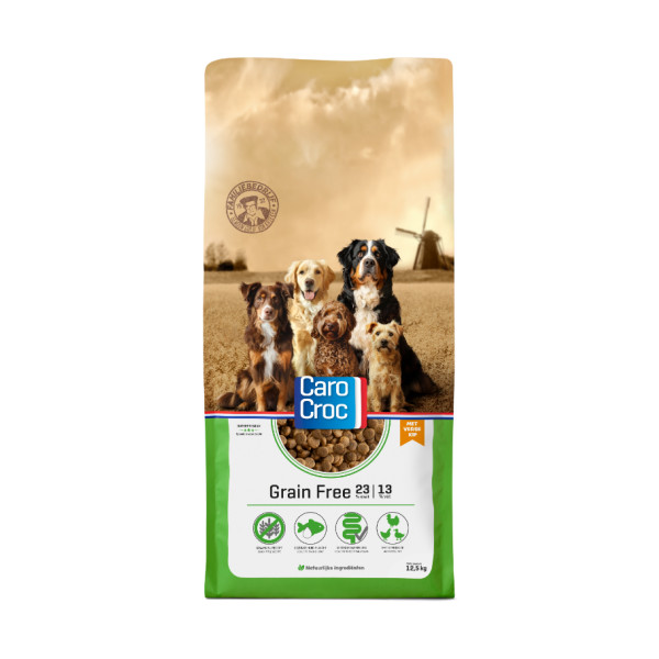CaroCroc CaroCroc Grain Free hondenvoer 2 x 12,5 kg