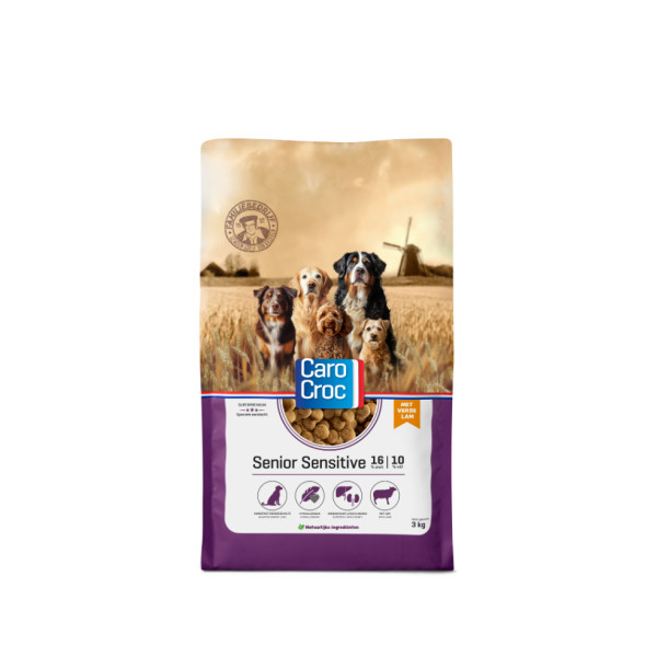 CaroCroc CaroCroc Senior Sensitive hondenvoer 2 x 12,5 kg