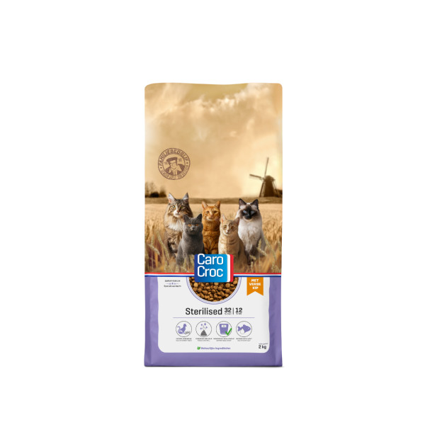 CaroCroc CaroCroc Sterilised kattenvoer 7 kg