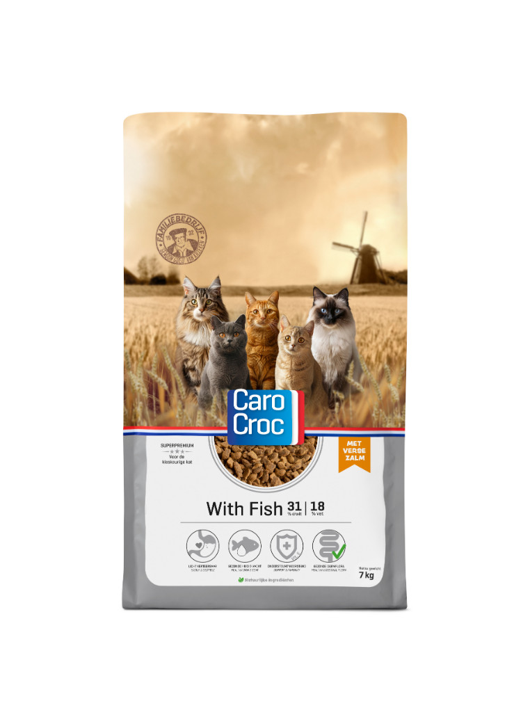 Carocroc 31/18 with Fish kattenvoer