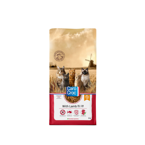 CaroCroc CaroCroc with lamb kattenvoer 7 kg