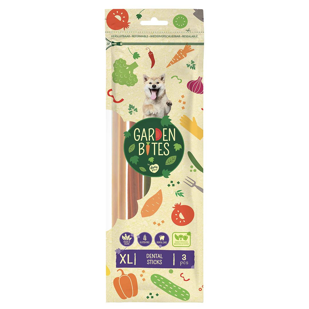 Garden Bites dental sticks hondensnack