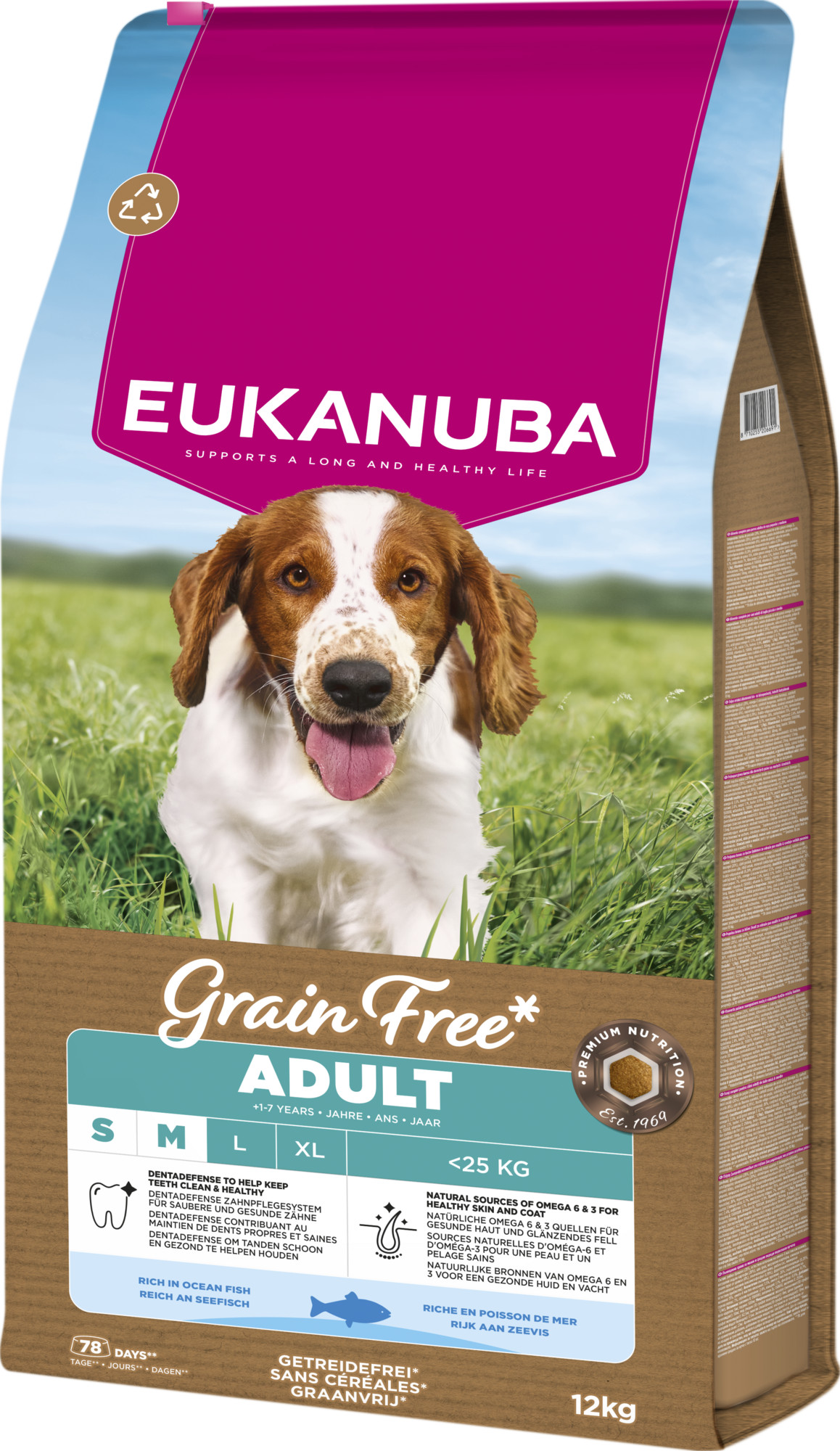 Eukanuba Adult S/M graanvrij zeevis hondenvoer