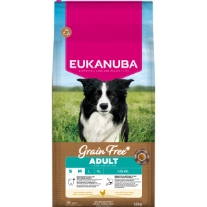 Eukanuba Adult Small & Medium kip graanvrij hondenvoer