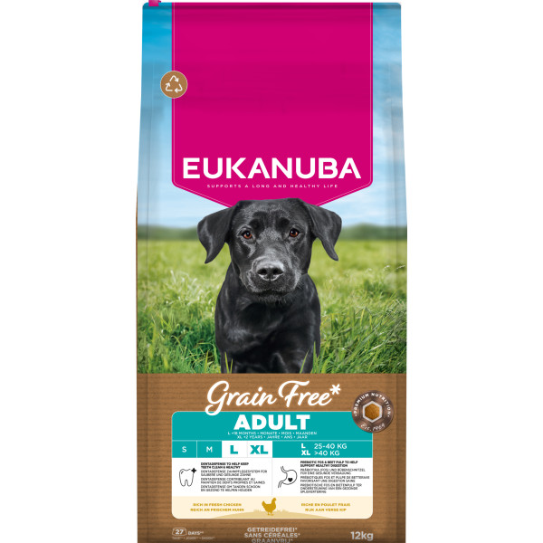 Eukanuba Eukanuba Adult Large kip graanvrij hondenvoer 12 kg