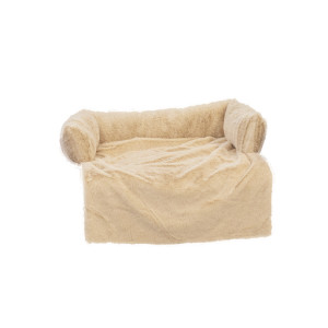 Brekz Berlin fleece bankkussen voor de hond beige Beige