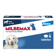 Milbemax ontwormingstabletten hond vanaf 5 kg 2 tabletten