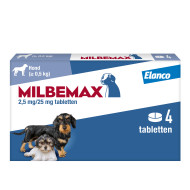 Milbemax ontwormingstabletten kleine honden en puppies 8 tabletten