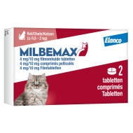 Milbemax ontwormingstabletten kleine katten en kittens 2 tabletten