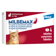 Milbemax ontwormingstabletten kat 2+ kg 8 tabletten