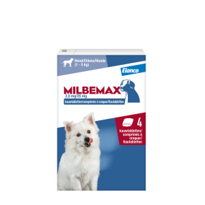 Milbemax kauwtabletten kleine honden en puppies