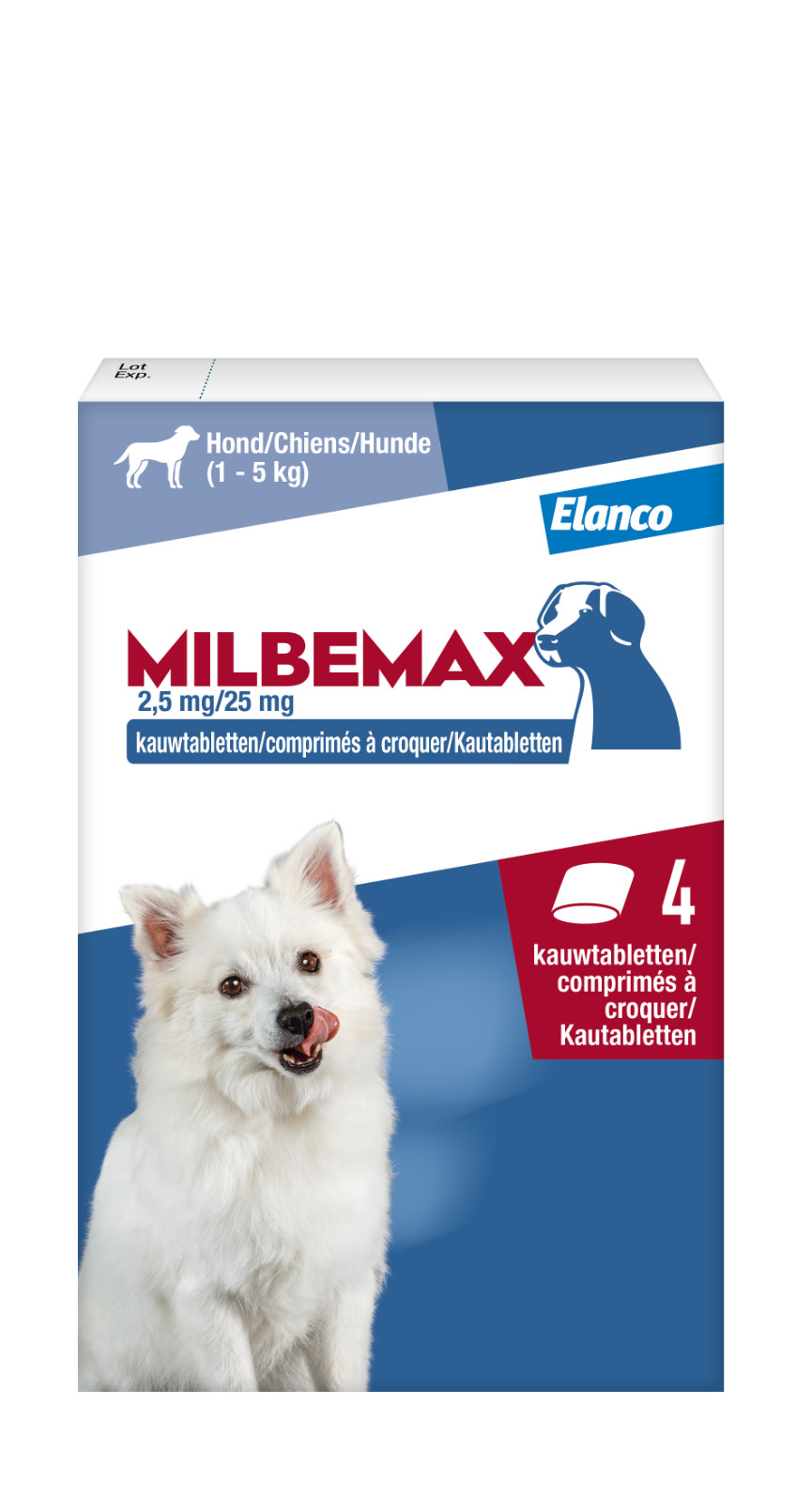 Milbemax kauwtabletten kleine honden en puppies