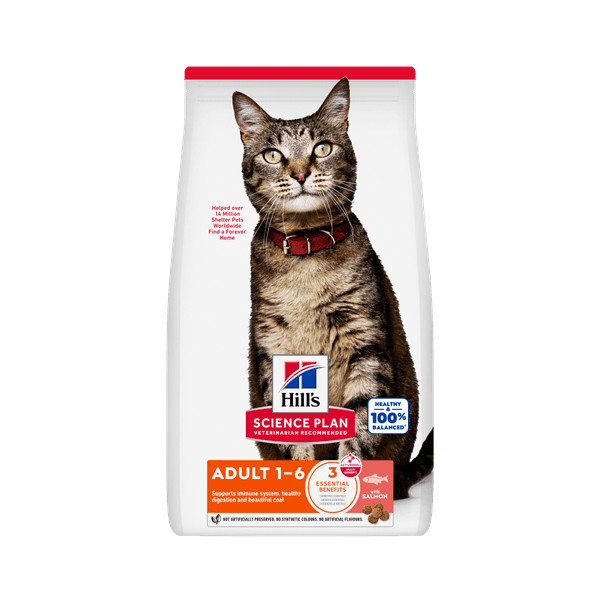 Hill's Hill's Adult met zalm kattenvoer 10 kg