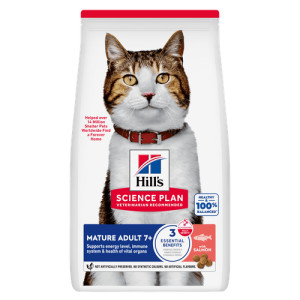 Hill's Mature Adult 7+ met zalm kattenvoer 1,5 kg