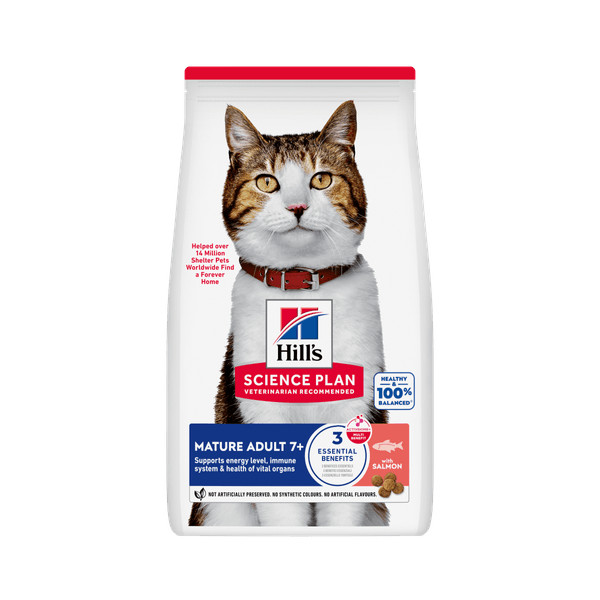 Hill's Hill's Mature Adult 7+ met zalm kattenvoer 1,5 kg
