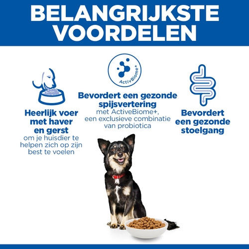 Hill's Adult Perfect Digestion Small & Mini met kip & bruine rijst hondenvoer