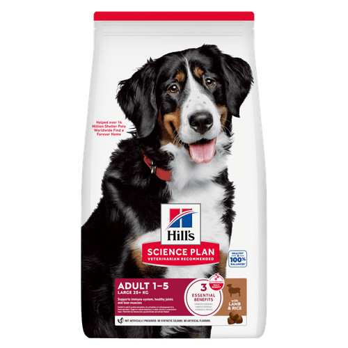 Hill's Adult Large met lam & rijst hondenvoer