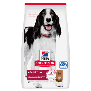 Hill's Adult Medium met lam & rijst hondenvoer 14 kg afbeelding 1